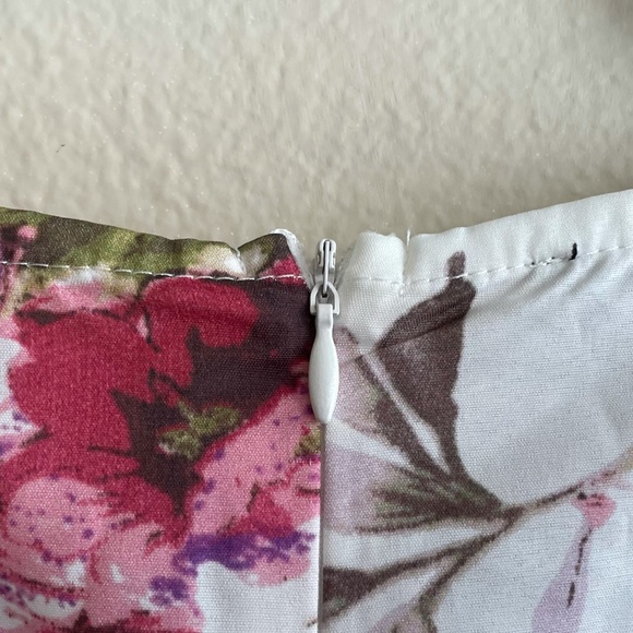 ASOS Parisian Tall floral mini dress size 10 - Picture 9 of 13